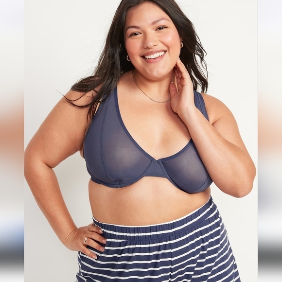 ⭐️40% Off⭐️ Old Navy Mesh Unlined Underwire Plunge Bra - Picture 5 of 9